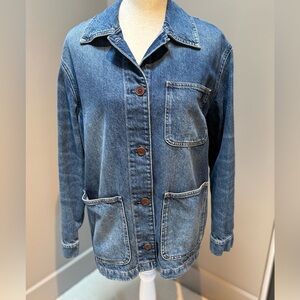 Madewell Relaxed Denim Chore Jacket, Size M